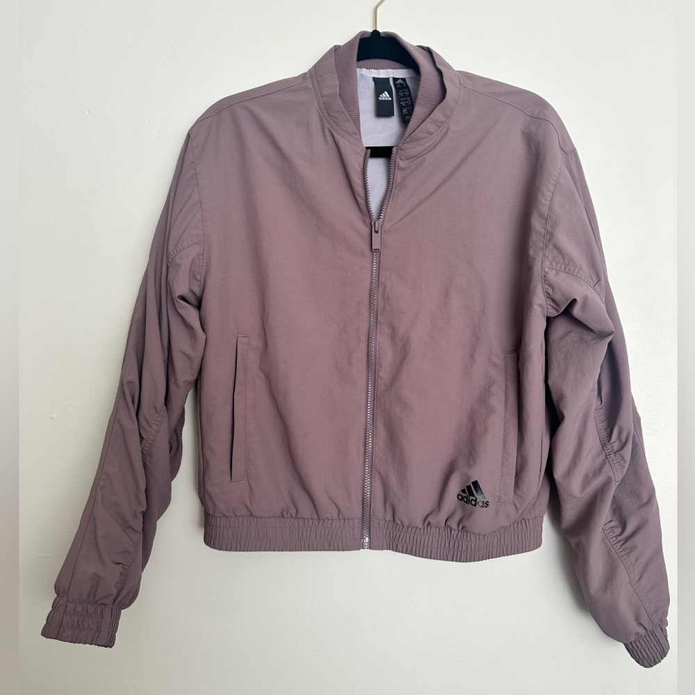 Adidas Zip Up Bomber Jacket